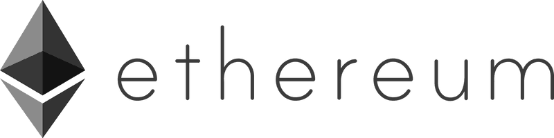 Логотип ETH в альбомному форматі (сірий)